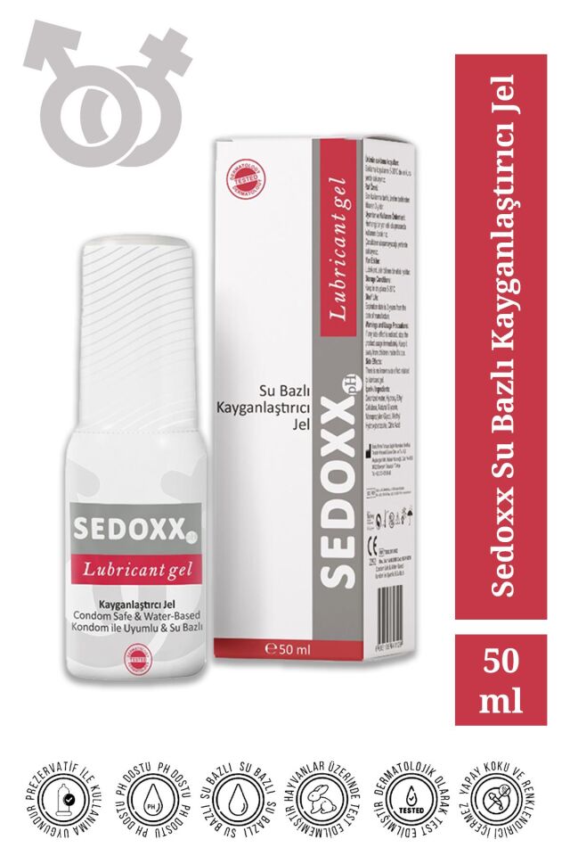 Sedoxx Ph Lubricant Gel Su Bazlı Genital Bölge Nemlendirici 50 ml