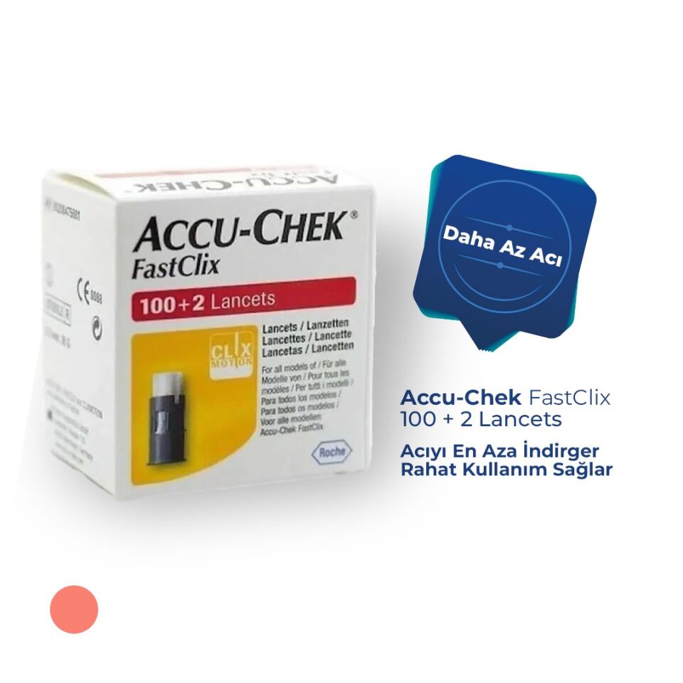 Accu-Chek Fastclix 100+2 Lancets