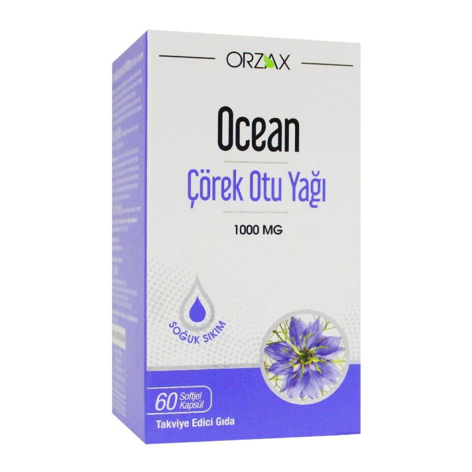 Ocean Çörek Otu Yağı 1000 mg 60 Kapsül