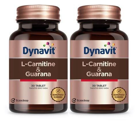Dynavit L-Carnitine & Guarana 30 Tablet 2 Adet