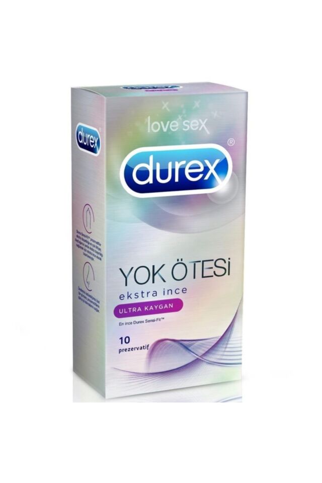 Durex Yok Ötesi Ekstra İnce Ekstra His 10'lu Prezervatif
